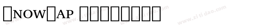 SnowCap BT字体转换